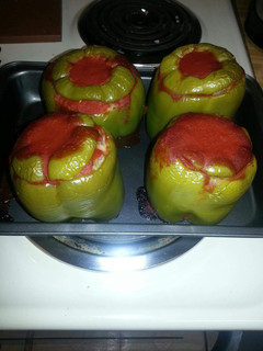 A picture of Easy Stuffed Peppers.