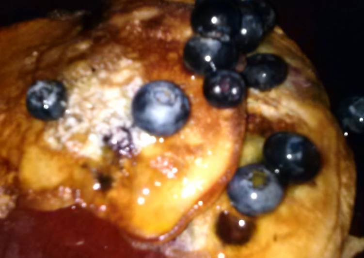 Recipe of Quick Blueberry Pancakes