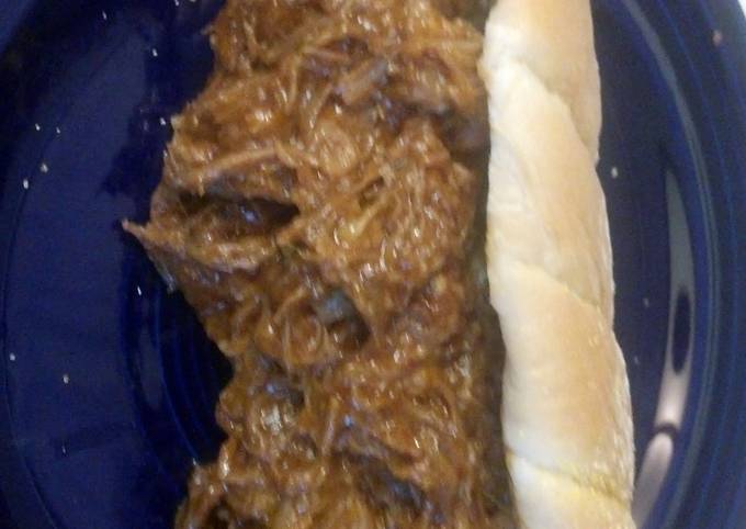 Oven Baked Pulled Pork with Apple Cider BBQ Sauce