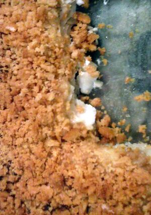 A picture of cheesy ritz baked haddock.