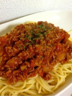 A picture of Easy and Delicious Meat Sauce Pasta.