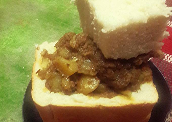 Steps to Prepare Speedy Durban bunny chow