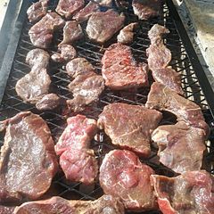 A picture of Steaks.