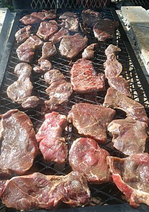A picture of Steaks.