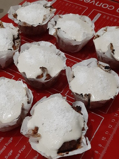 A picture of Gluten Free, Refined Sugar Free CARROT CAKE Cupcakes.