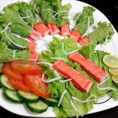 Crab stick cold appetizers A picture of Crab stick cold appetizers.