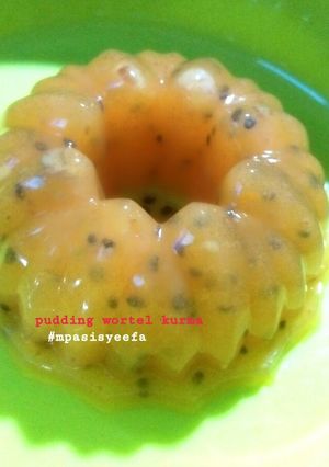 Foto resep Pudding wortel kurma mpasi 9m+