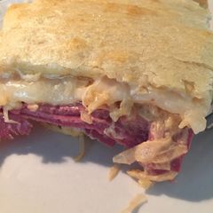 A picture of Quick Ruben Crescent Bake.