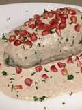 Vegan Chiles en Nogada
