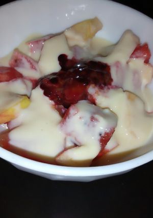 A picture of Creamy Fruit Pudding.