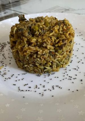 Une photo de Riz légumes printanier