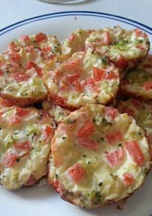 A picture of Veggie Egg Breakfast Muffins.
