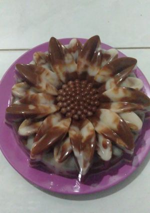 Foto resep Puding zebra