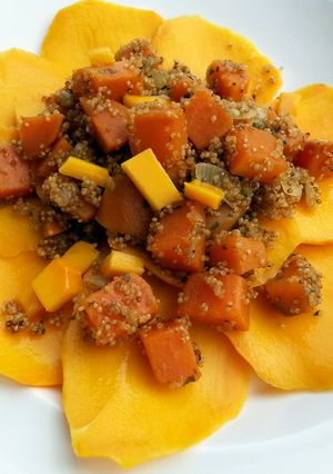 A picture of Sweet Potato Quinoa Vegan Salad.