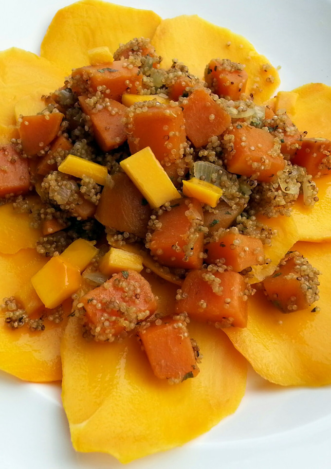 A picture of Sweet Potato Quinoa Vegan Salad.