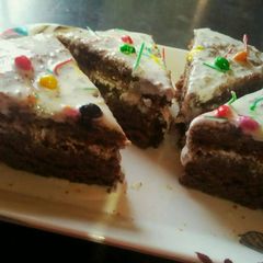 A picture of Black forest pastry.