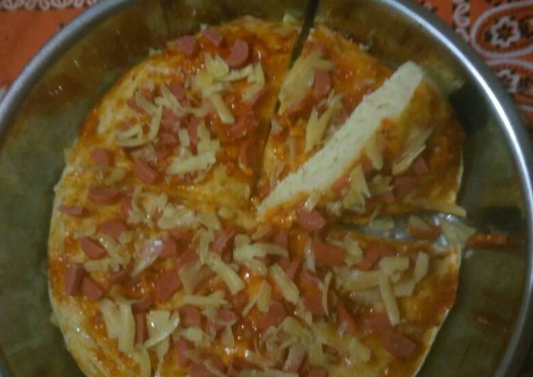 Cara buat Pizza Home made tanpa telur yang nikmat Untuk Jualan