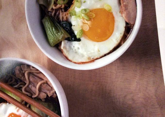 Homemade Chicken and Vegetable Ramen