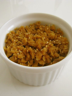 A picture of Frozen Tofu Soboro (Crumbled) Furikake.