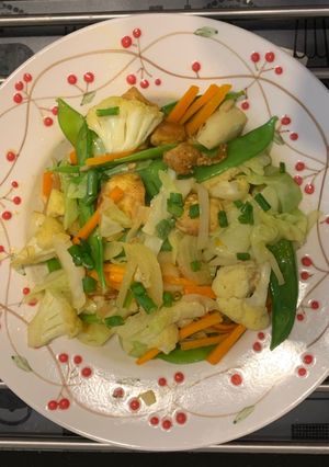 Gambar Sayur campur ayam