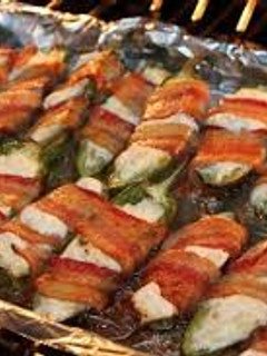 A picture of Bacon Jalapeno poppers.