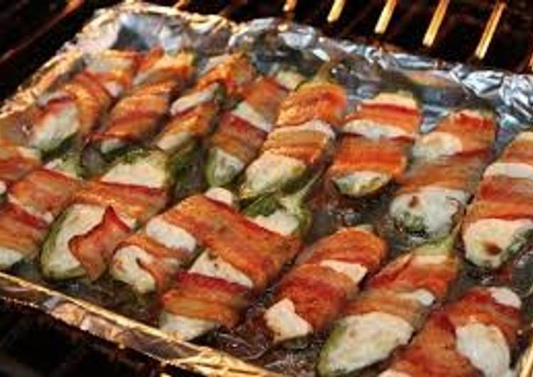 Recipe of Super Quick Homemade Bacon Jalapeno poppers