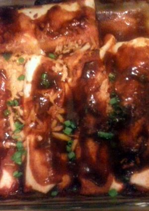 A picture of Overstuffed Enchiladas.