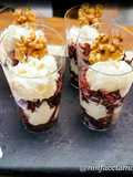 Bicchierino Radicchio, crema di zola e mascarpone e noci
