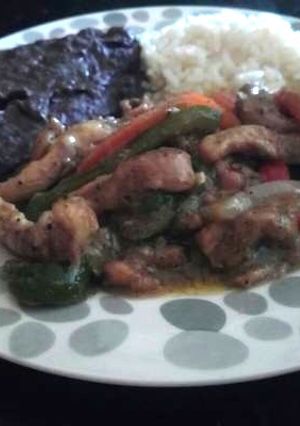 Una foto de Fajitas de pollo
