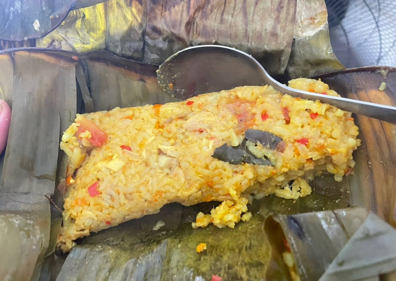 Nasi Bakar Bumbu Pepes