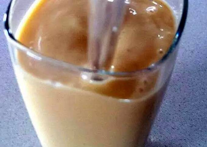 Steps to Make Speedy Mango Peach Banana Smoothie