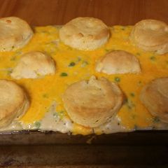 A picture of Shepherd Pie with a new twist.