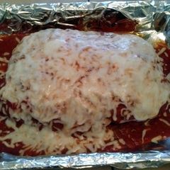 A picture of Meatloaf Parmesan.