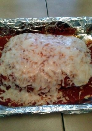 A picture of Meatloaf Parmesan.