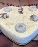 Tarta de chocolate blanco en Thermomix