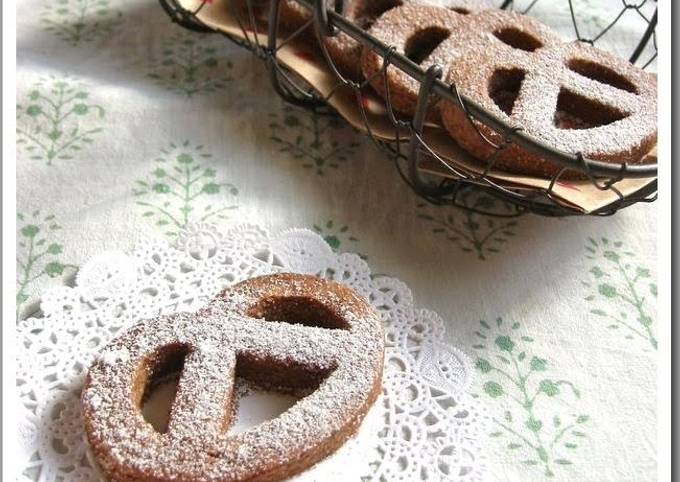 Crunchy Chocolate Shortbread Cookies