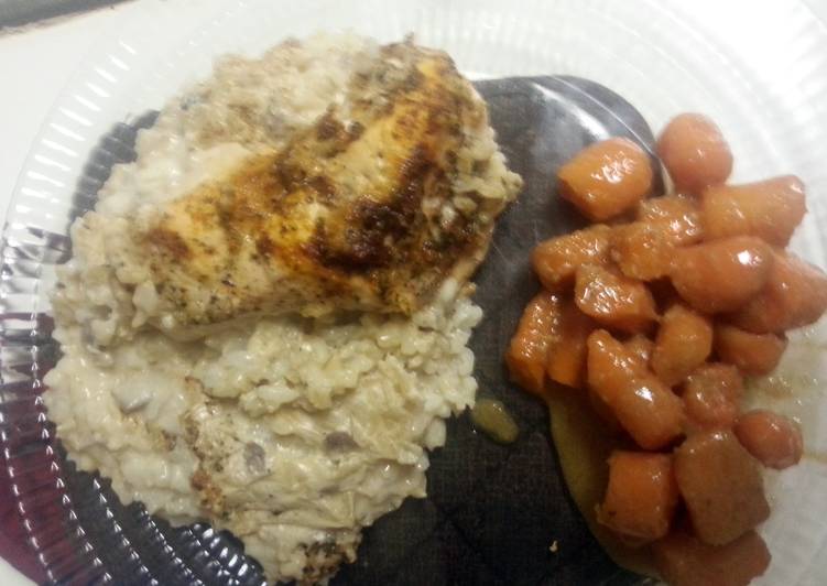 Simple Way to Make Any-night-of-the-week creamy mushroom chicken n rice