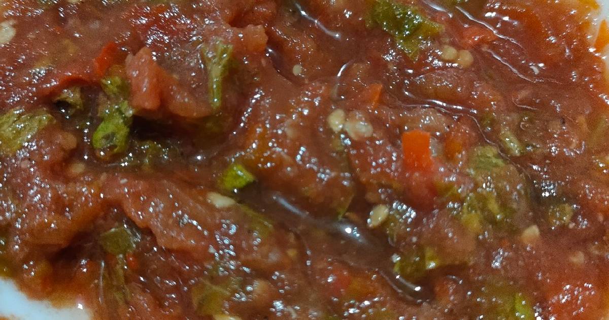 Resep Sambal Tomat Khas Arab Oleh Sheila Shahab Cookpad