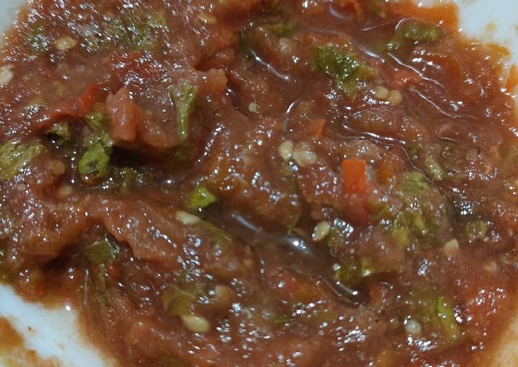 Resep Unik Sambal Tomat khas Arab Enak dan Sehat