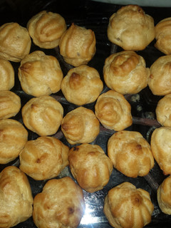 A picture of Trinidadian Puff aka Choux Pastry.