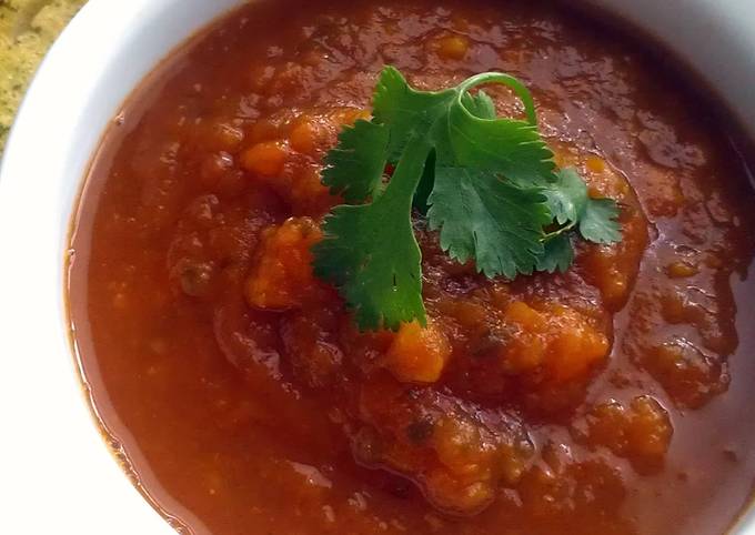 Recipe of Any-night-of-the-week Vickys Spiced Aubergine Soup, GF DF EF SF NF