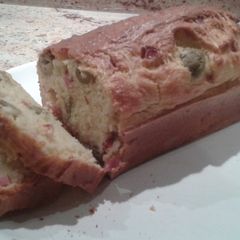 A picture of Olive & Ham cake.