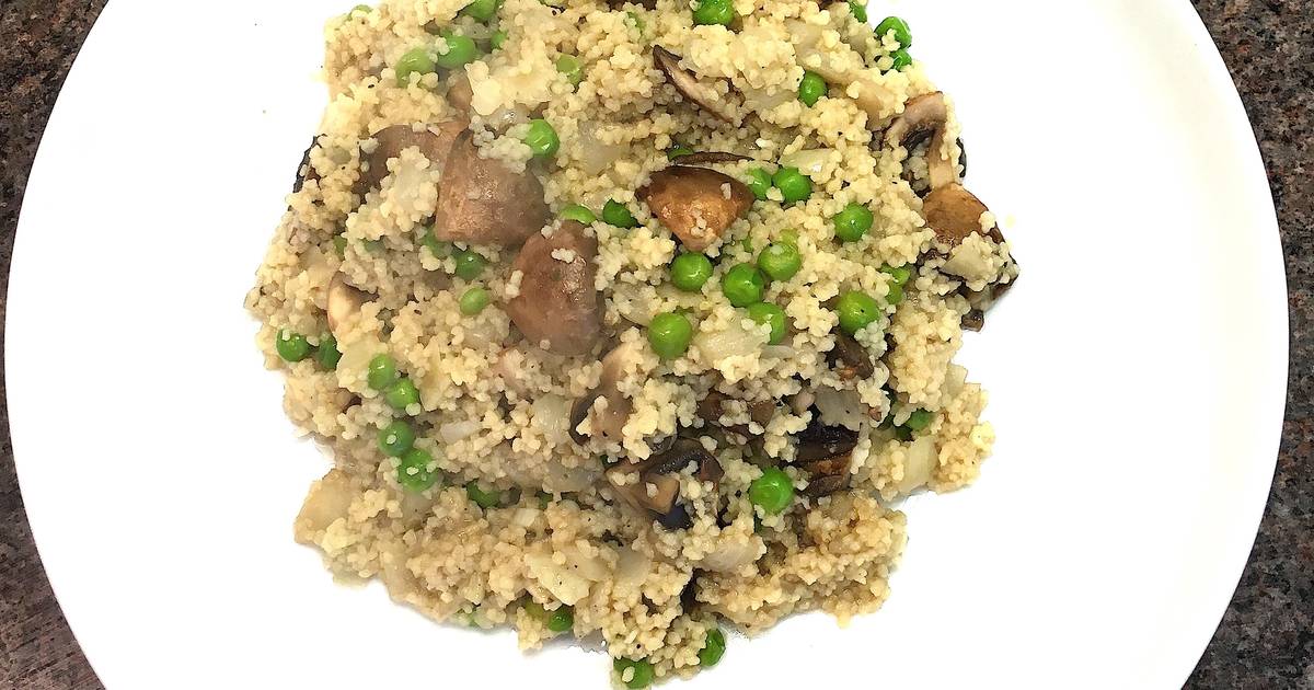 Mushroom Couscous Risotto Recipe by Anny Plummer Cookpad
