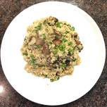 Mushroom Couscous Risotto