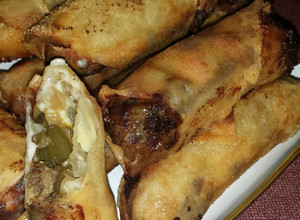 A picture of Cheesesteak Spring Rolls.