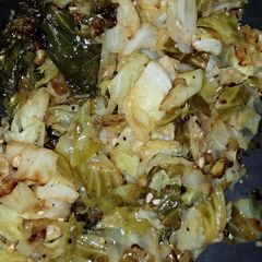 Cabbage Fried in butter A picture of Cabbage Fried in butter.