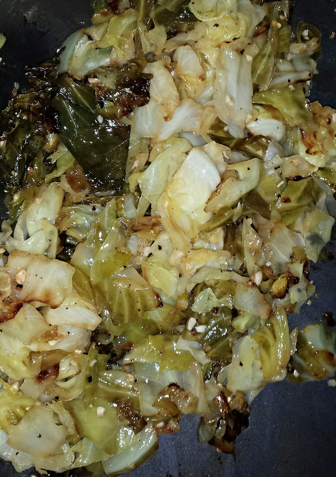 A picture of Cabbage Fried in butter.