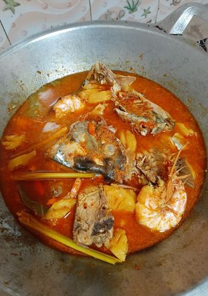 Foto resep Gulai tumis kepala ikan