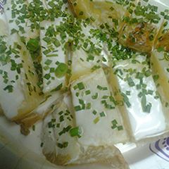A picture of Vegan boiled potatoes.
