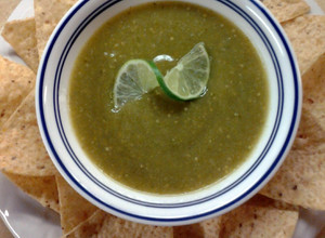 A picture of Quick Tomatillo Salsa Verde Sauce.